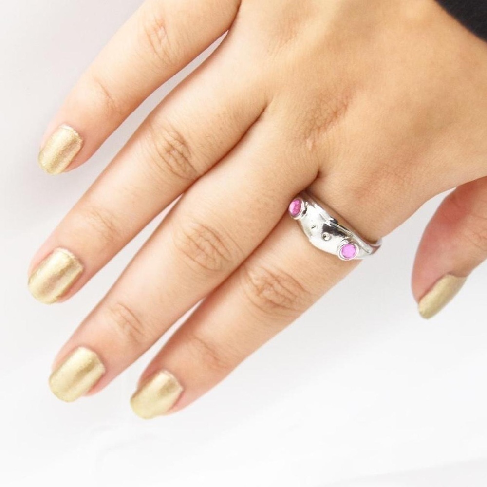 Silver Frog Ring - Picture 3 of 4